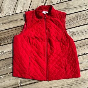 Croft & Barrow Red Vest